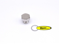 Verschlußschraube, Alu ,  mit Sechskant, M12x1,5 Schwinge