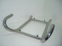 Jeu de collecteurs 38 mm en acier inoxydable avec deux tubes transversaux ou refroidisseur d&#39;huile