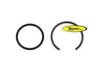 Uppsättning av snäppring + O-ring för gaffelbenets låsskruv, BMW R2V Monolever modeller från 10/85