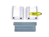Stuurverhoger (set) plus 25 mm aluminium, BMW R2V Boxer-modellen