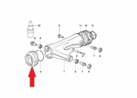 Rubber balg versnelling / achterbrug BMW R1150 modellen