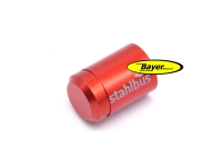 Stahlbuslock i rött för andning