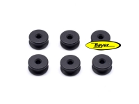 Ojales de goma (juego) para cubiertas de batería BMW R45, R65 y R65LS, R65GS, R80G / S, R80ST