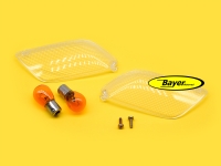 Vilkkulasilinssit, sarja, valkoinen, edessä, BMW K100RS K1100RS