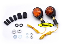 Ox blinker, set black, for řídítka - s testovací značkou!