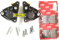 Original bremsekaliber, sæt, Brembo, 38mm, overhalet, BMW R2V Monolever og K2V modeller uden ABS indtil 09/88