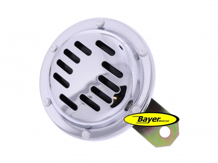 Avvisatore acustico 12 volt, cromato 100mm, R2V