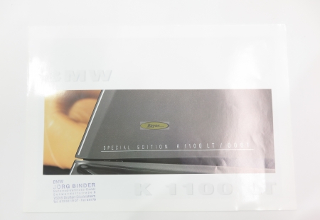 Opuscolo originale BMW K1100LT edizione speciale