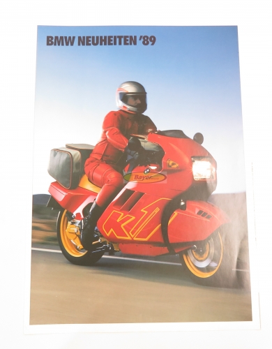 Original BMW Prospekt - BMW Neuheiten 89 - K1 Fotos