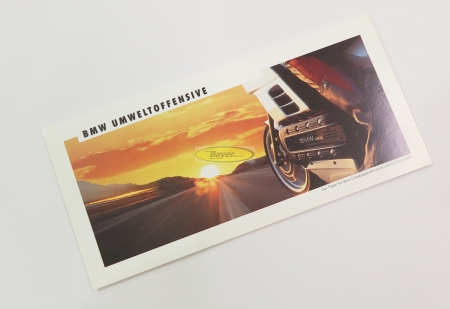Cartellino pieghevole originale BMW, BMW K100RS 16V - offensiva ambientale